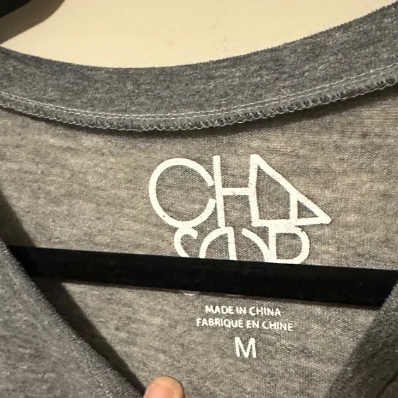 Cha Sor  Womens Gray Leopard Rock & Roll Tee size M - Picture 2 of 3